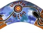 Boomerang decorato