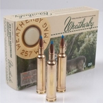 Weatherby cartucce con palla Nosler B-Tip